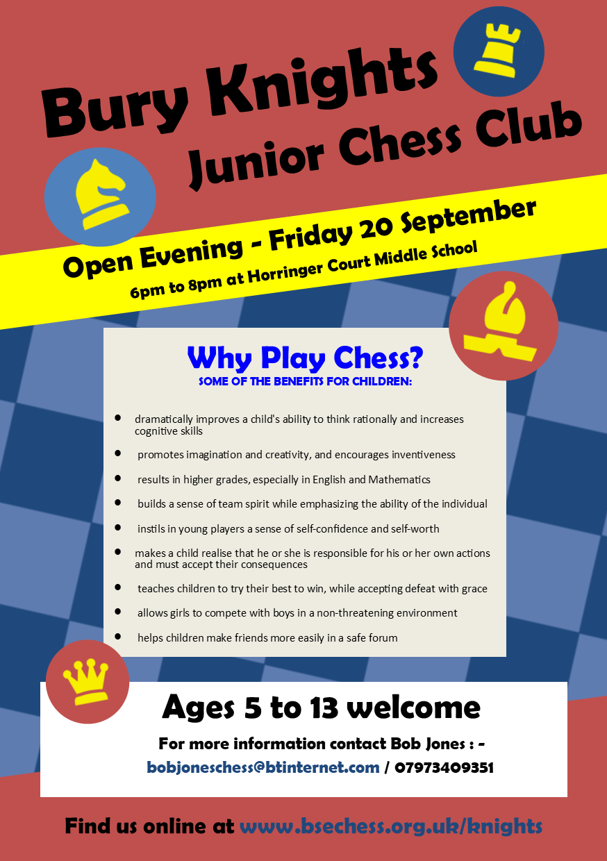 Bury Knights Open Evening this Friday!