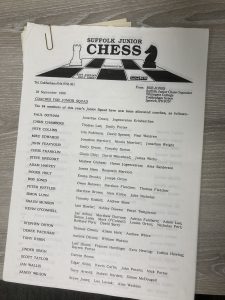 Suffolk Junior Chess Coaches